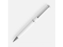 Ручка шариковая Inkish Chrome в футляре, белая