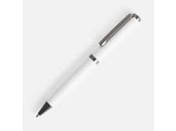 Ручка шариковая Inkish Gunmetal в футляре, белая