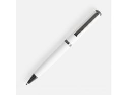 Ручка шариковая Inkish Gunmetal в футляре, белая