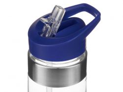 Бутылка для воды "Pallant ", тритан, 700мл, прозрачный/синий