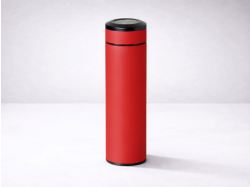 Вакуумный термос "Vacuum Flask C1", soft touch, 420мл, красный