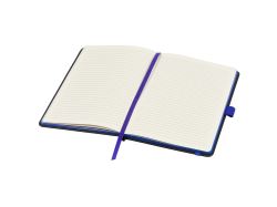 Блокнот "ColorNote Black", твердая обложка A5, 80 листов, черный с синим