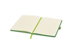 Блокнот "ColorNote White", твердая обложка A5, 80 листов, белый и зеленое яблоко