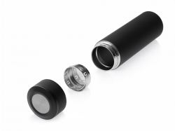 Вакуумный термос "Vacuum Flask C1", soft touch, 420мл, черный