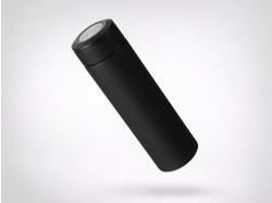 Вакуумный термос "Vacuum Flask C1", soft touch, 420мл, черный