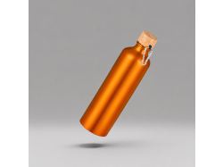 Бутылка "Hip M Bamboo" с карабином,770 мл, оранжевый