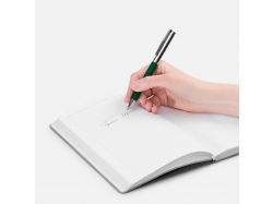 Ручка шариковая Eyeshot Soft Touch, темно-зеленая