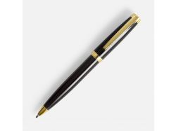 Ручка шариковая Letra Gold, глянцевая, черная