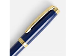Ручка шариковая Letra Gold, глянцевая, темно-синяя