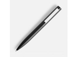Ручка шариковая Inkolor, черная с белым