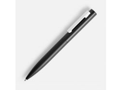 Ручка шариковая Inkolor, черная с белым