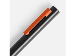 Ручка шариковая Inkolor, черная с оранжевым