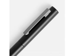 Ручка шариковая Inkolor, черная с серым
