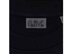 Футболка оверсайз с двойным рукавом Kosmos, черная