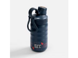 Термобутылка Fujisan 2.0 без логотипа, темно-синяя