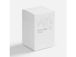 Гирлянда Cosy Poms, белая