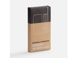 Аккумулятор Uniscend Starry, 10000 мАч, черный