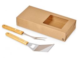 Подарочный набор для барбекю "BBQ party", серый