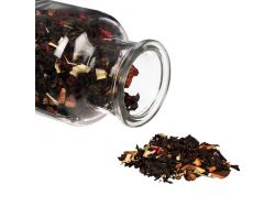 Чай «Сокочай», мини, черный с соком ананаса, с кусочками ананаса, вишней, лемонграссом, цветками и коркой граната