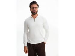 Рубашка поло мужская с длинным рукавом Terrazzo, белая