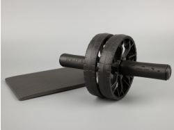 Ролик для пресса с ковриком Presswork, черный