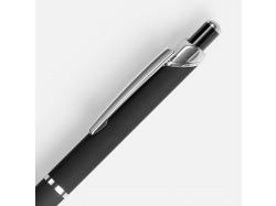 Ручка шариковая Chromos Soft Touch, черная