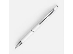 Ручка шариковая Chromos Soft Touch, белая