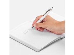 Ручка шариковая Chromos Soft Touch, белая