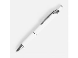 Ручка шариковая Chromos Soft Touch, белая