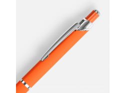 Ручка шариковая Chromos Soft Touch, оранжевая