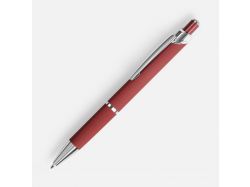 Ручка шариковая Chromos Soft Touch, красная