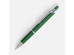 Ручка шариковая Chromos Soft Touch, зеленая