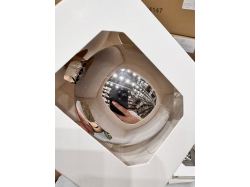 Оформительский шар Finery, 10 см, глянцевый серебристый