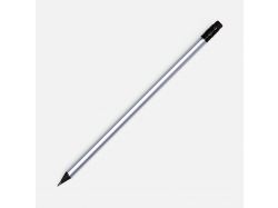 Карандаш простой Triangle Black с ластиком, серебристый Карандаш простой Triangle Black с ластиком, серебристый