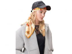 Платок «Тагильский поднос», молочный