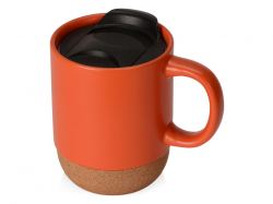 Подарочный набор с кружкой, медом и ложкой для меда, оранжевый