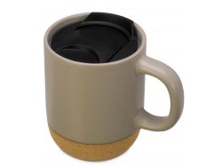 Подарочный набор с кружкой, медом и ложкой для меда, бежевый