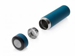 Термос «Confident» с покрытием soft-touch 420мл, индиго