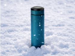 Термос «Confident» с покрытием soft-touch 420мл, индиго