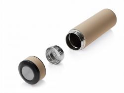 Термос «Confident» с покрытием soft-touch 420мл, бежевый