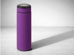 Вакуумный термос "Vacuum Flask C1", soft touch, 420мл, фиолетовый