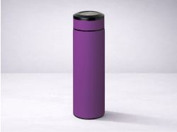 Вакуумный термос "Vacuum Flask C1", soft touch, 420мл, фиолетовый