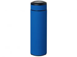 Вакуумный термос "Vacuum Flask C1", soft touch, 420мл, синий