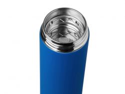 Вакуумный термос "Vacuum Flask C1", soft touch, 420мл, синий
