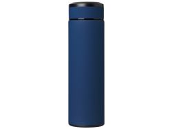 Вакуумный термос "Vacuum Flask C1", soft touch, 420мл, темно-синий