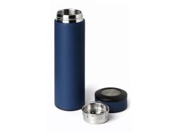 Вакуумный термос "Vacuum Flask C1", soft touch, 420мл, темно-синий