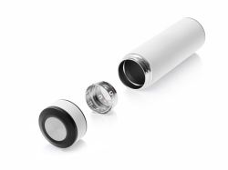 Вакуумный термос "Vacuum Flask C1", soft touch, 420мл, белый