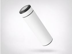 Вакуумный термос "Vacuum Flask C1", soft touch, 420мл, белый