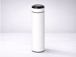 Вакуумный термос "Vacuum Flask C1", soft touch, 420мл, белый