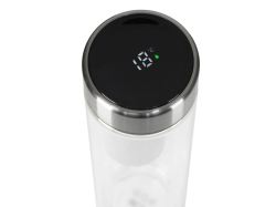 Стеклянный термос с индикатором температуры "Tapp", 500 мл, серебристый